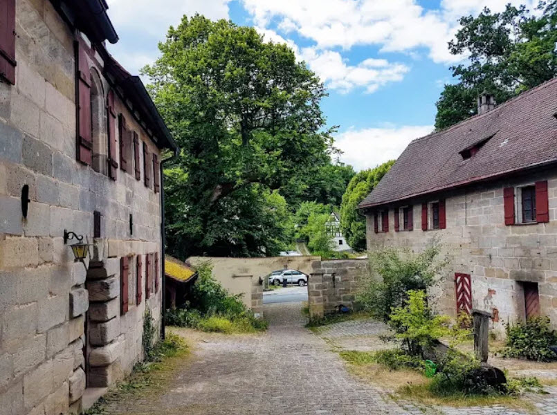 Burganlage in Altdorf bei Nürnberg, Germany
